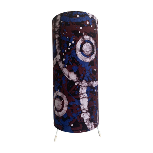 Blue Brown White table lamp