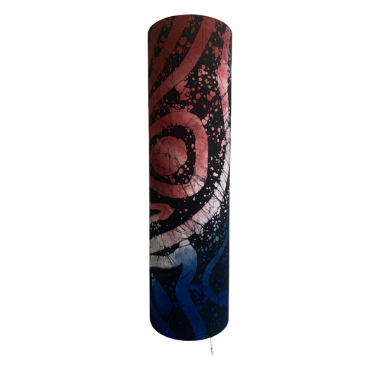 Red Blue white Floor lamp